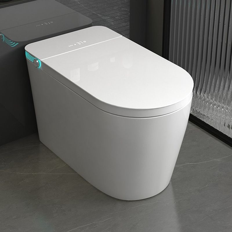 Minimalistische Kreide Einteilig Toilette kraftunterstützte Spülung