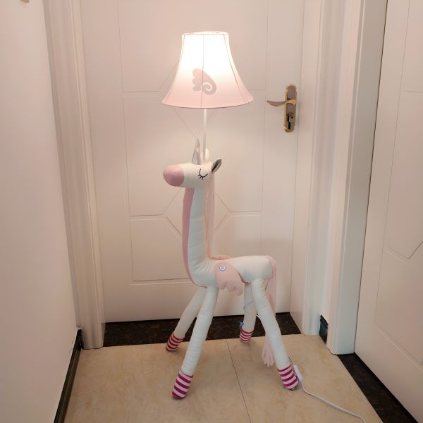 Unicorn fabric cheapest floor lamp