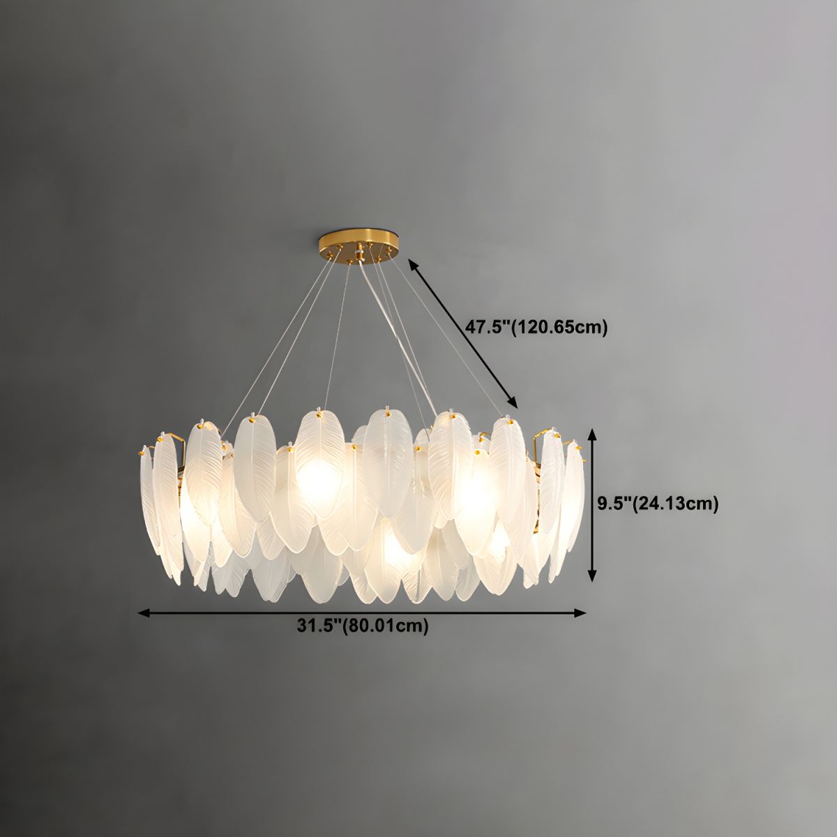 pendant glass light fixture